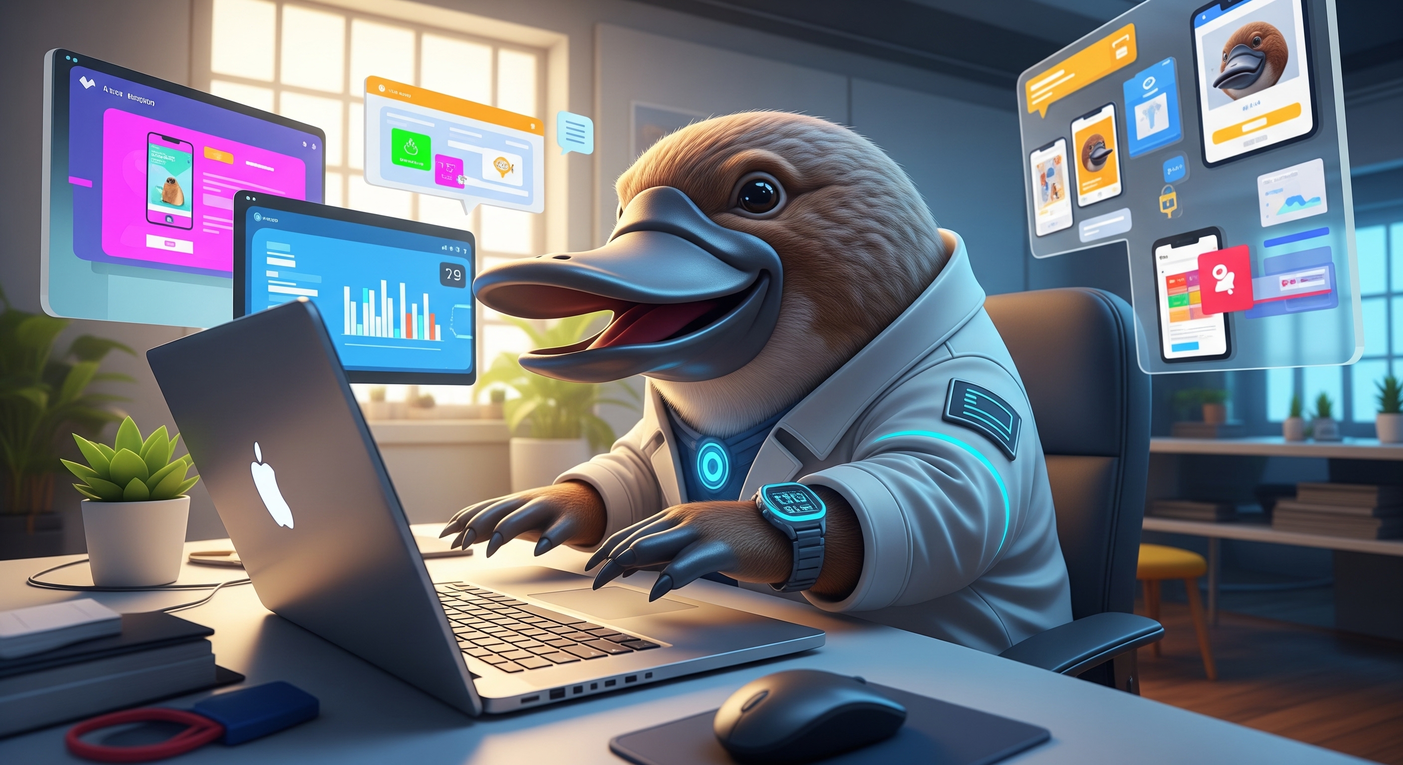 Adventurous Platypus Developing Apps